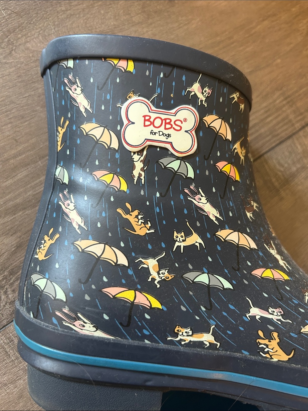 Skechers BOBS for Dogs Rain Check - April Showers Rain Mid Boots Size US 8 Women - Picture 5 of 7